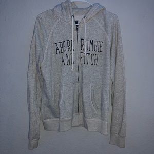 abercrombie and fitch zip up hoodie